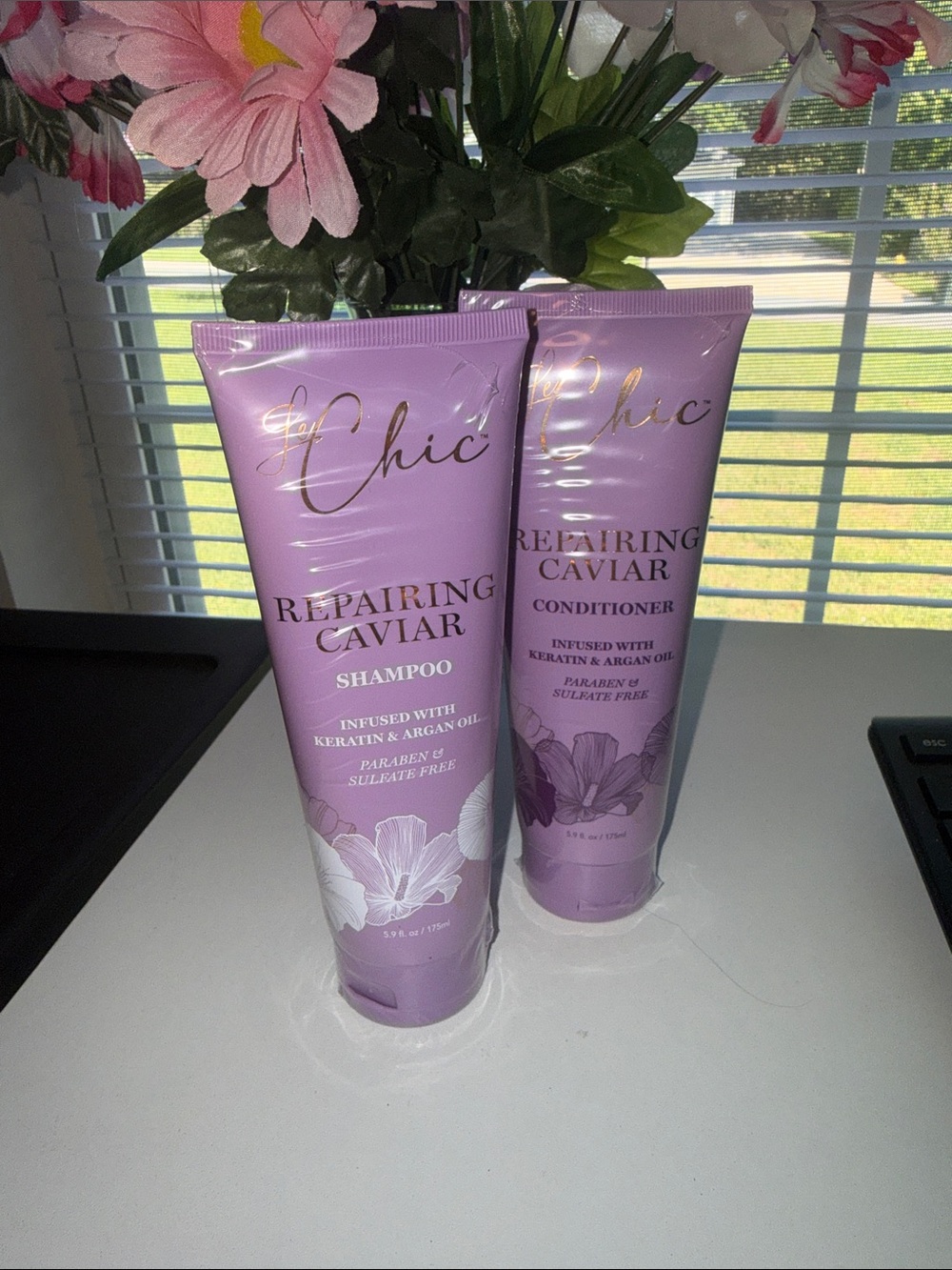 chic Repairing Caviar Shampoo & Conditioner - Lavender Purple